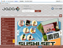 Tablet Screenshot of japafoods.cz